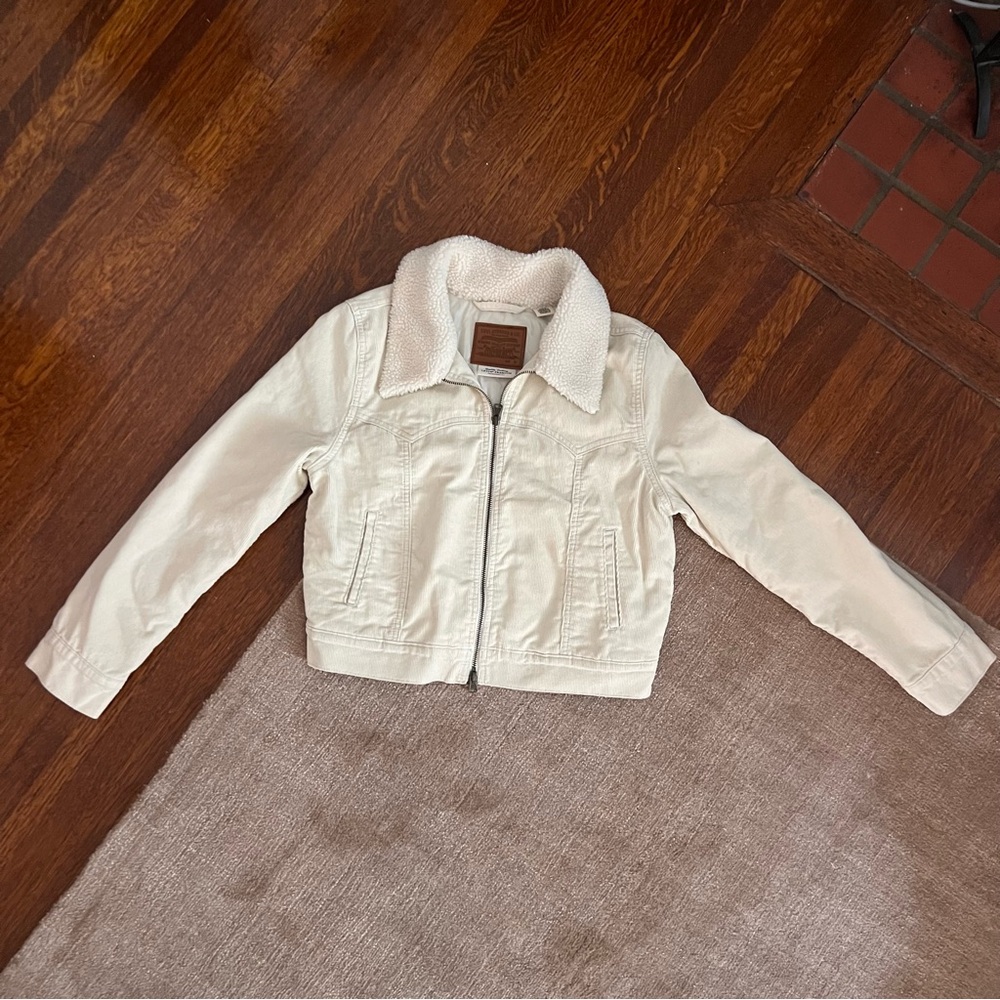 Levi’s Slim Sherpa Zip Trucker Jacket - Picture 5 of 8